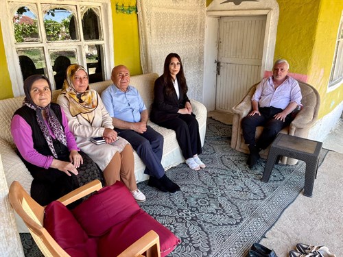 Hane Ziyaretleri Kapsamında İlçemize Bağlı Boğazköy Köyünde İkamet Eden Aileleri Ziyaret 